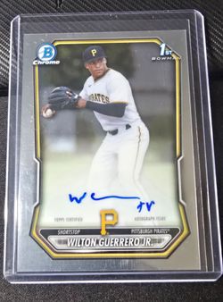 WILTON GUERRERO JR. 2026 BOWMAN CHROME 1ST AUTOGRAPH AUTO #CPA-WG PIRATES