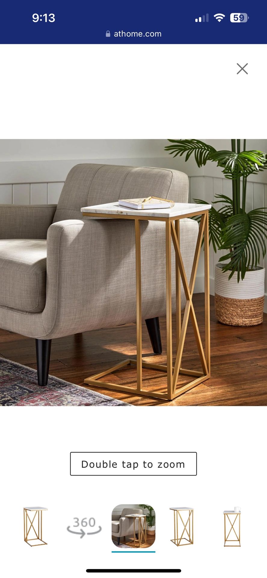 Set Of 2 Side Tables/ Over Couch Coffee Tables