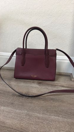 Kate Spade New York Burgundy Leather Satchel