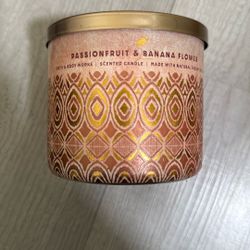 3 Wick Candle B&BW Passionfruit & Banana Flower