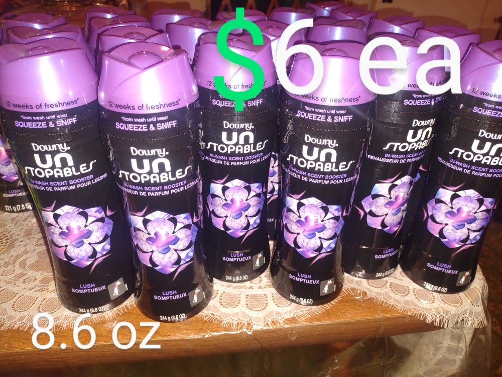 Downy Unstopables 8.6oz $6 each