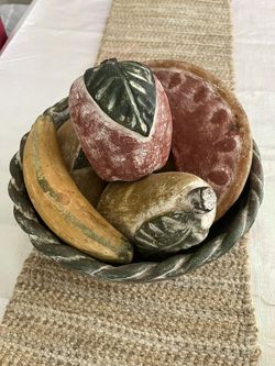 Ceramic Fruit Bowl Decoration