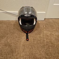 Cyber Lethal Threat XS Full Face Motorcycle Helmet