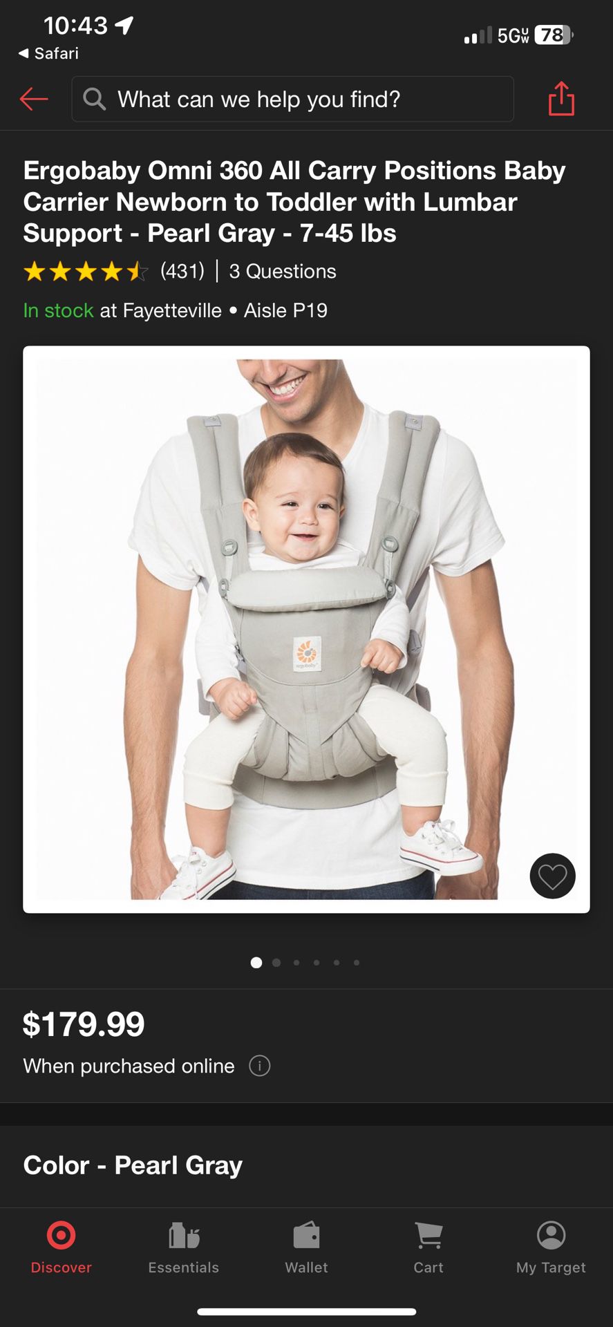 Infant Body Carrier 