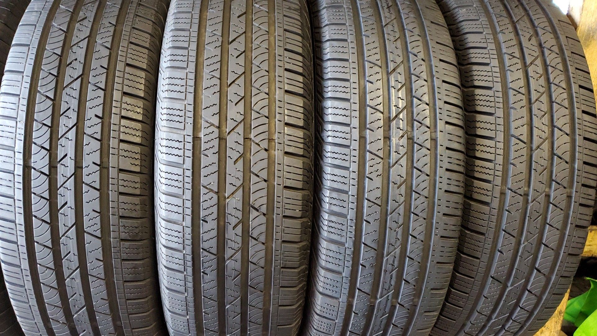 Four good set of continental tires for sale 215/70/16