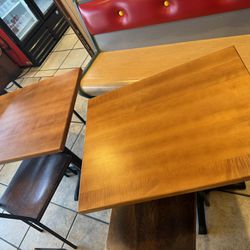 Wood Top Dinning Tables 