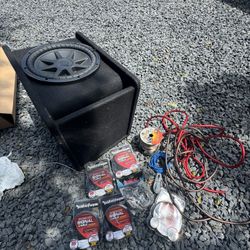 Bass Box  And  cables