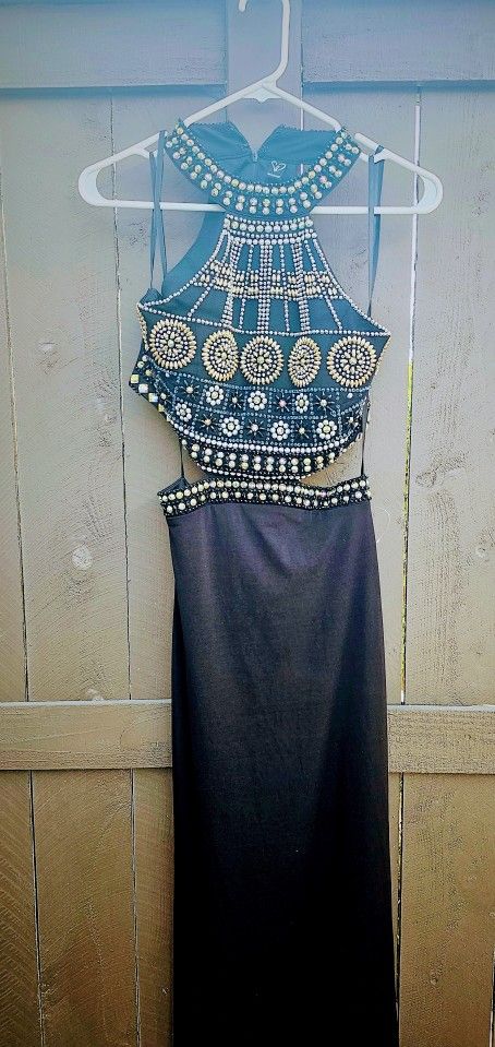 Small Windsor Prom Party Wedding Cocktail Black Dress