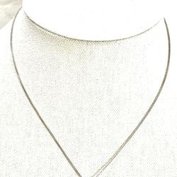 Vintage sterling silver necklace with dark red topaz