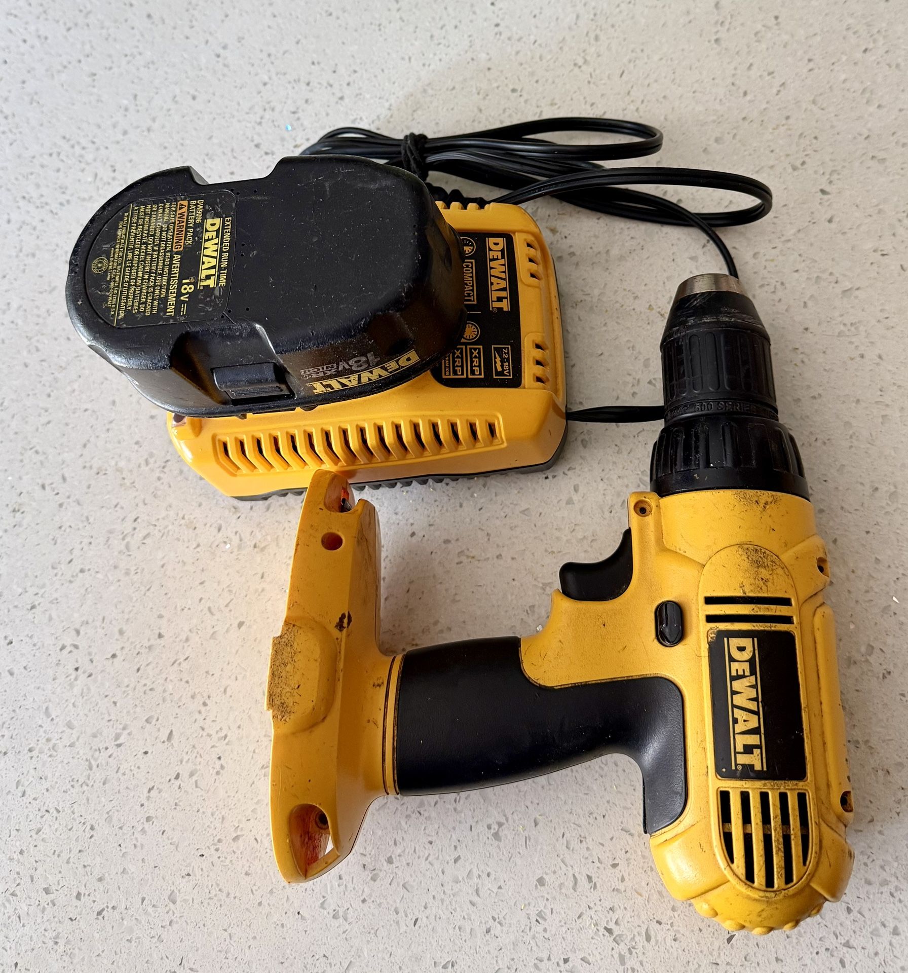DeWalt 18V Volt Cordless DRILL pre-owned