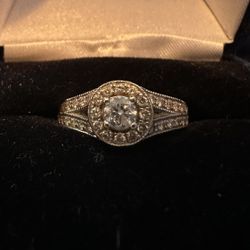 14K WG Engagement Ring 