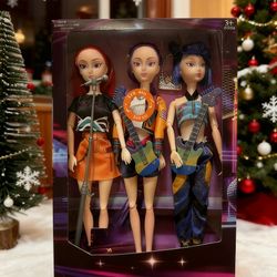 3 Pcs Set K-Pop Demon Hunter Cosplay Doll With Music Light