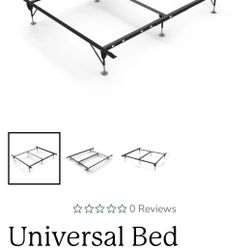 NEW- Rize universal steel bed frame