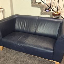 Blue Loveseat