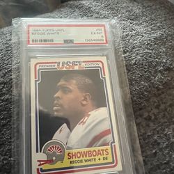 1984 Topps USFL Reggie White Rookie Card