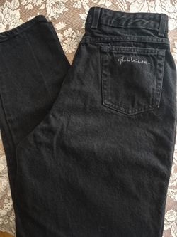 Womans black vintage Gloria Vanderbilt jeans, size 16 regular