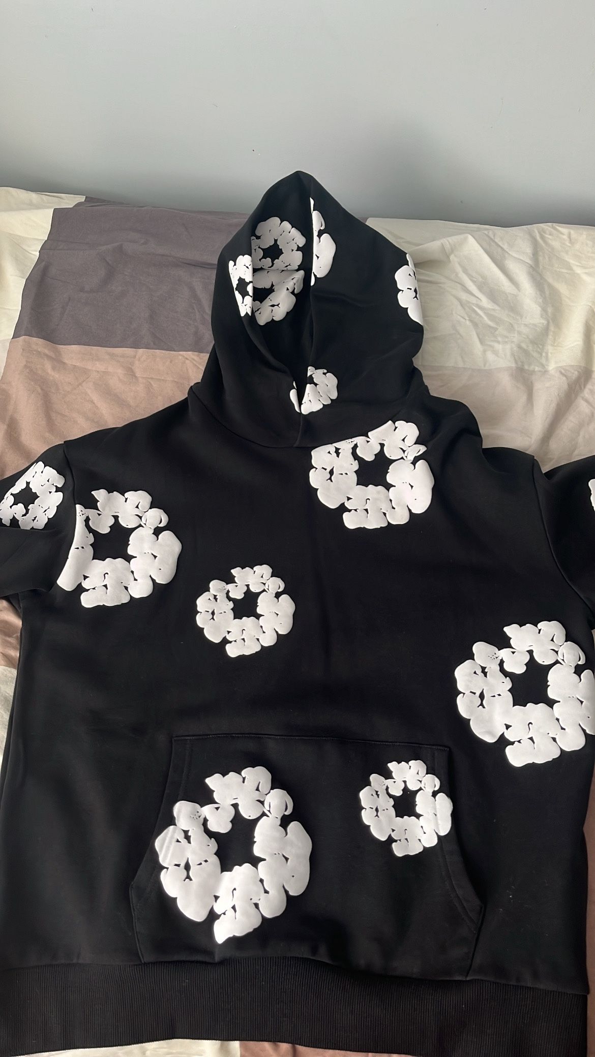 Black Denim Tears Hoodie Medium New