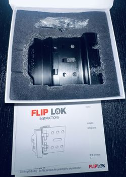 FlipLok High Security Door Lock -10X Stronger Than a Deadbolt,  Black color, Brand New in open box