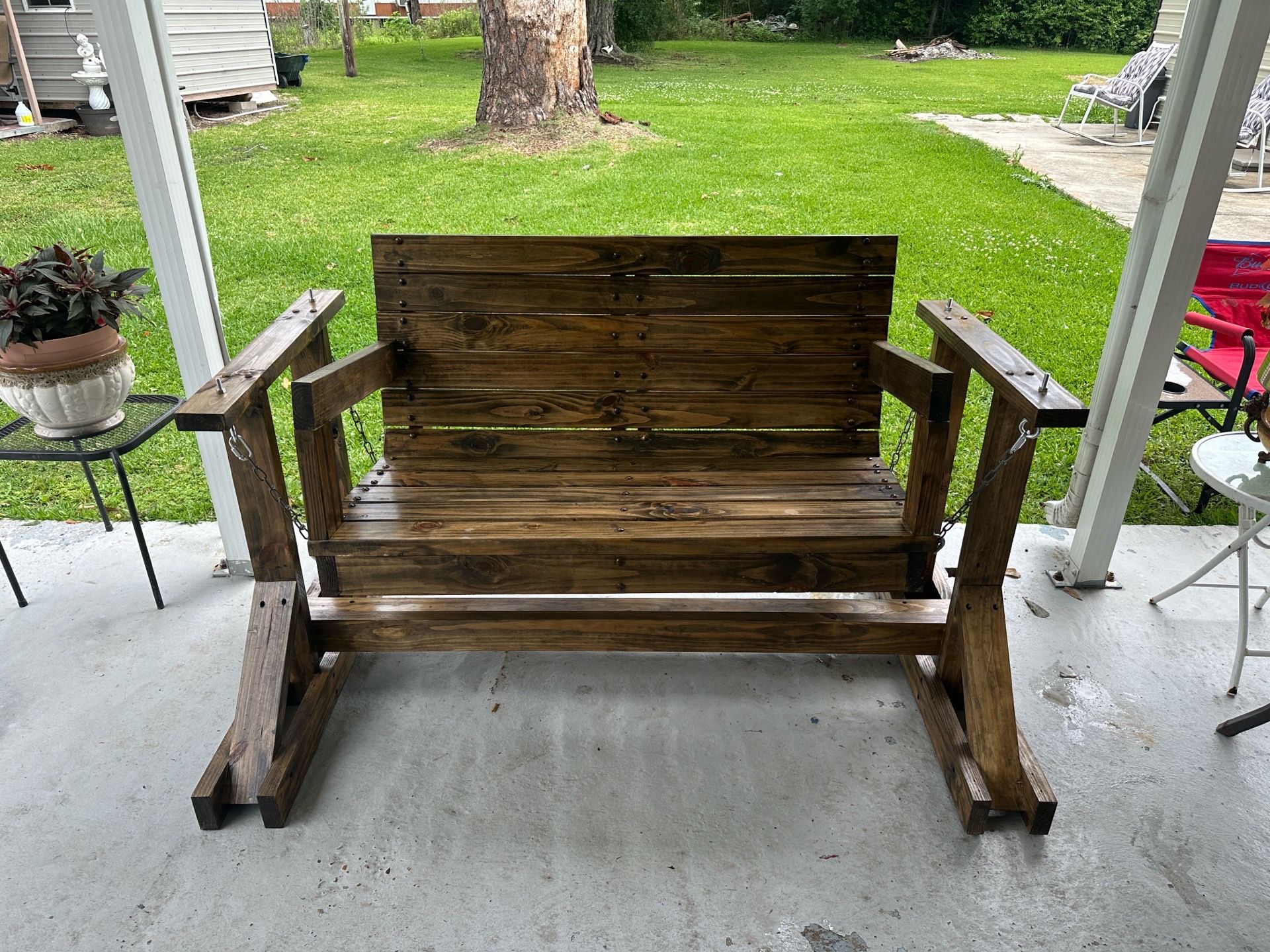 4’ bench glider