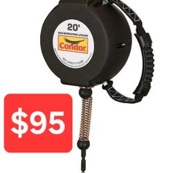 CONDOR 20' FOOT RETRACTABLE SAFETY TIE ON.