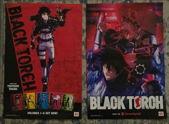 2 Black Torch Crunchyroll anime
promotional posters