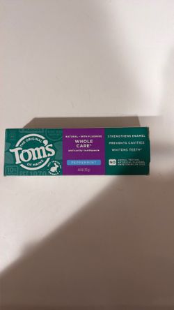 Tom’s toothpaste