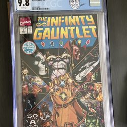 Infinity Gauntlet #1 CGC 9.8 George Perez Blue Label 