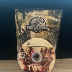 Army of Two Microsoft Xbox 360 EA Electronic Arts Mature 2 Player Co-Op with Jurassic World DVD Case 