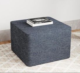 24"x24" Oversized Square Stuffed Pouf Ottoman