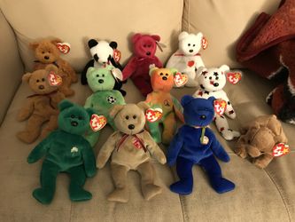 TY Beanie Babies Retired Bears
