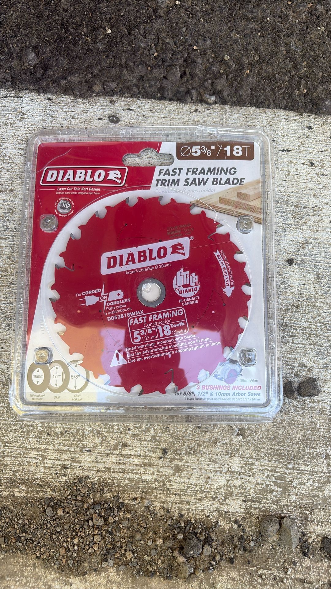 Diablo Fast Framing Trim Saw Blade