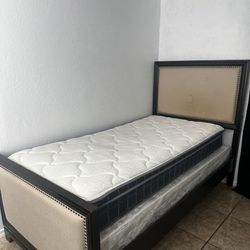 Bed Frame ,Box Spring ,and Mattress