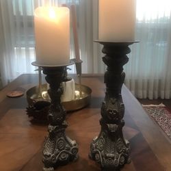2 Candle Light Holders