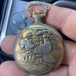 Vintage Mickey Mouse Pocket Watch
