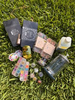 Aprés Gel-X Nail Bundle + LED Lamp + Nail Art Supplies — $65 OBO