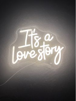 It’s a love story led sign