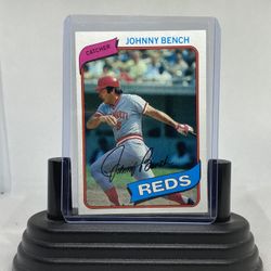 Johnny Bench 1980 Topps Card #100