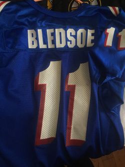 Drew Bledsoe autograph jersey New England patriots