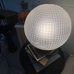 Light with brass base