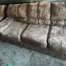 Light Brown Couch Set 