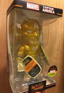 Captain America Hikari 6” Japanese Vinyl New In Box. Marvel Collector Corps Pre-Mackie