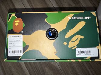 Bape Shark Shoes, Blue, size 10.