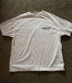 Essentials White T Size Xs but fits like (S, M)