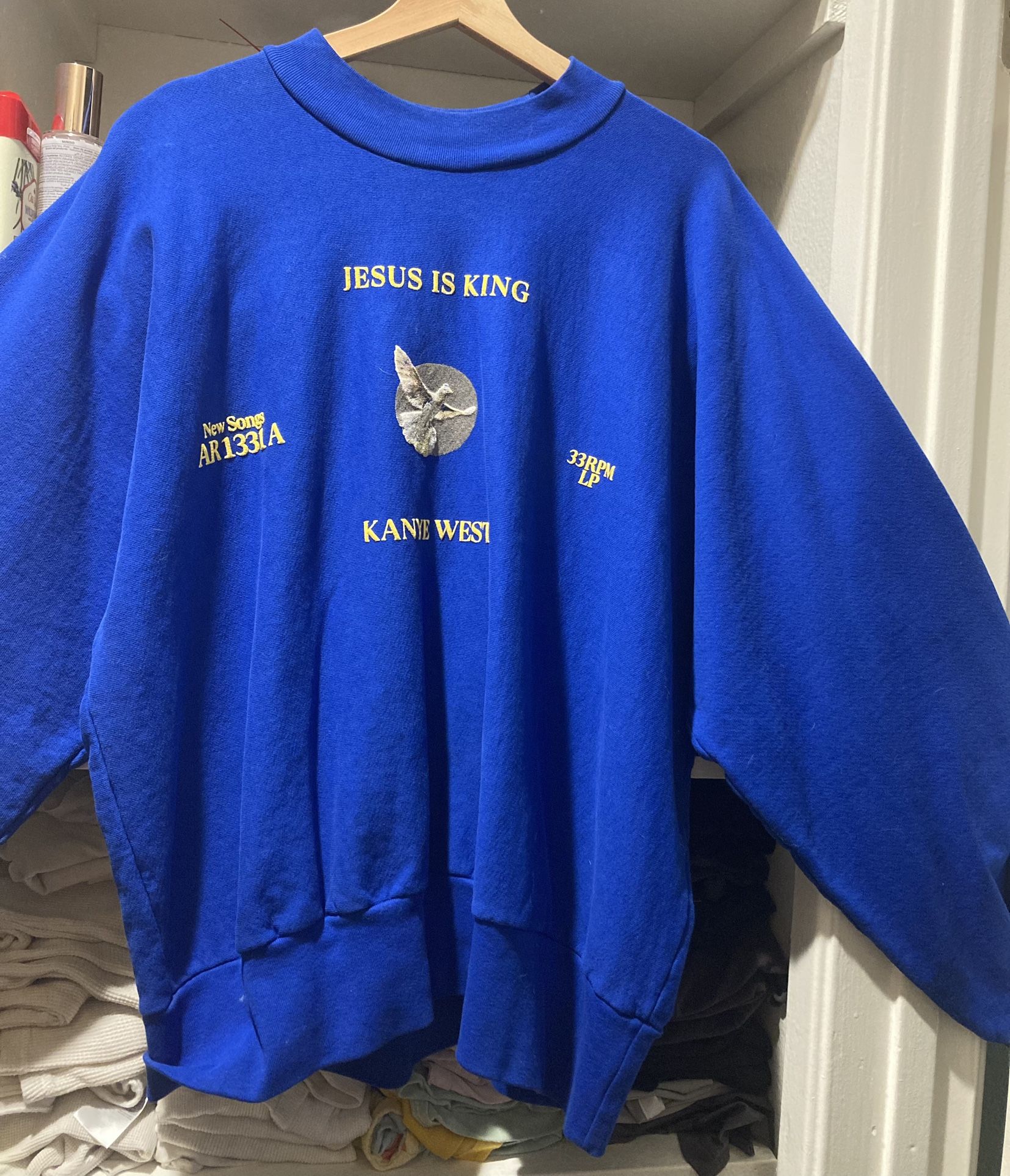 Kanye West Jesus Is King Dove I Crewneck (FW19) Size Large