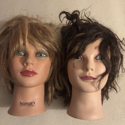 2 Doll Heads 