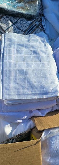 Bed Sheet Cover White Queen Size
