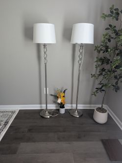 Two tall lamps in great condition