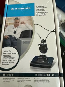 Sennheiser RF stereo TV listening system Funk stereo TV Horsystem