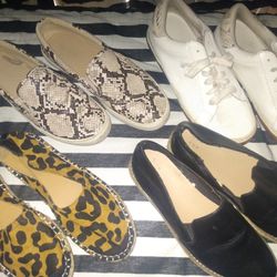 Women's Shoes Sz 6.5- 7- 7.5 Flats, Heels, Slipons, Tennis Shoes, Flip Flops