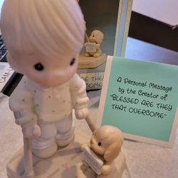 1987 PRECIOUS MOMENTS "Blessed Are They That Overcome"